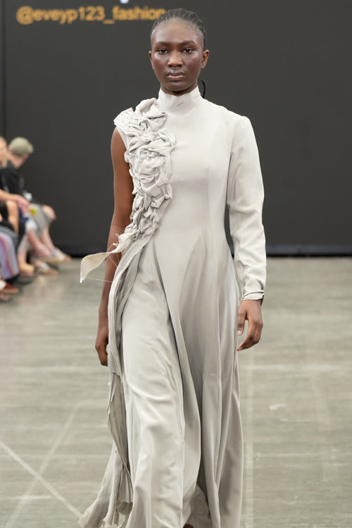 Look 01 walking. Photograph by Stone Clove.