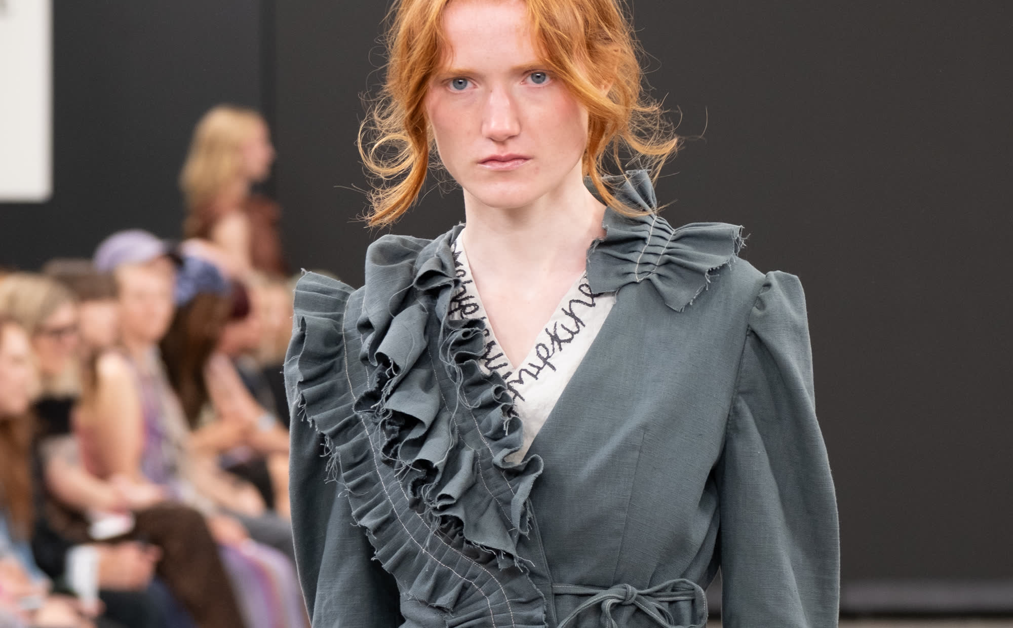 Look 03 on the runway. Photograph by Stone Clove
