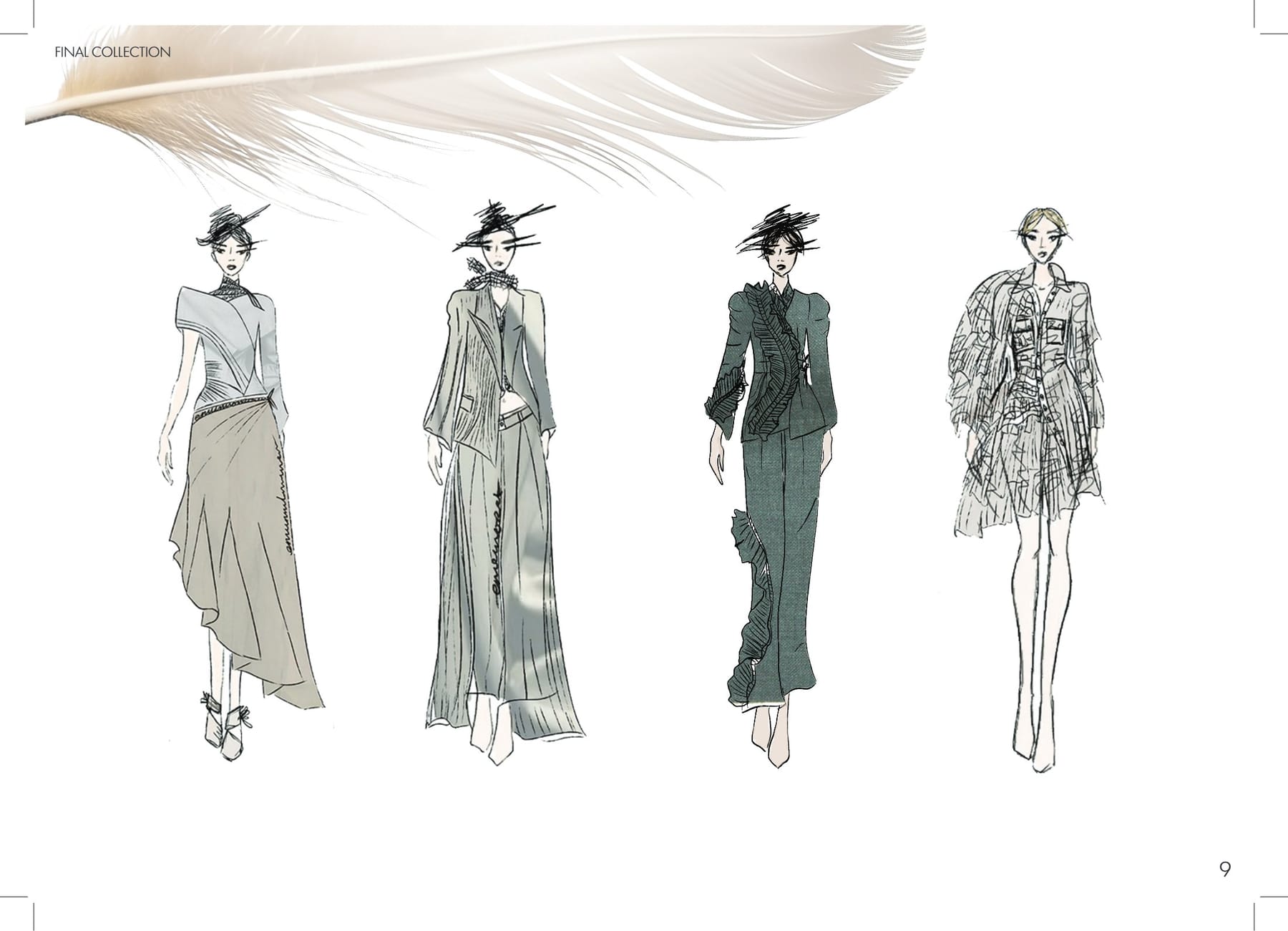 Portfolio page 10. Final collection.