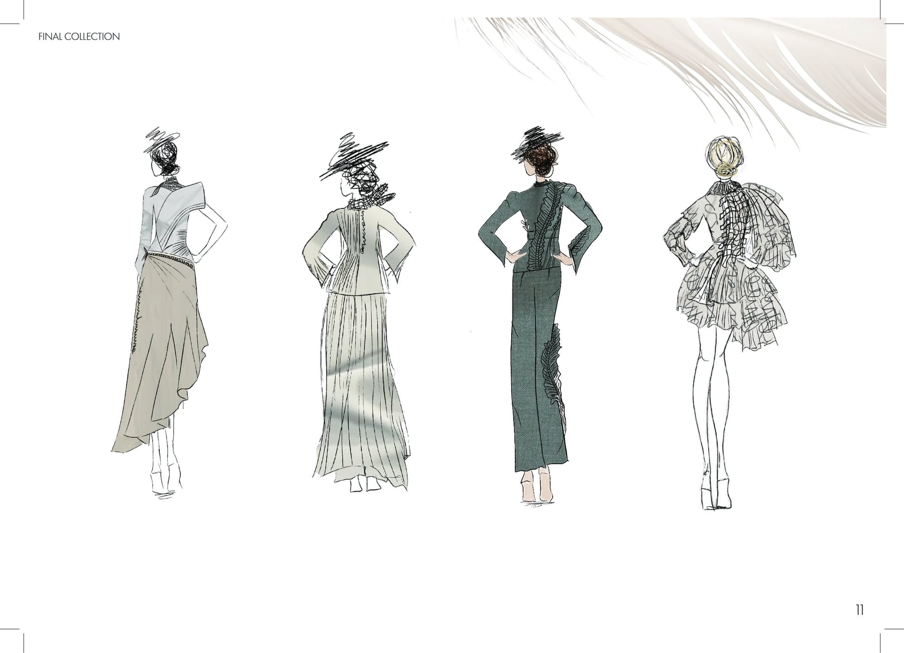 Portfolio page 12. Final collection.